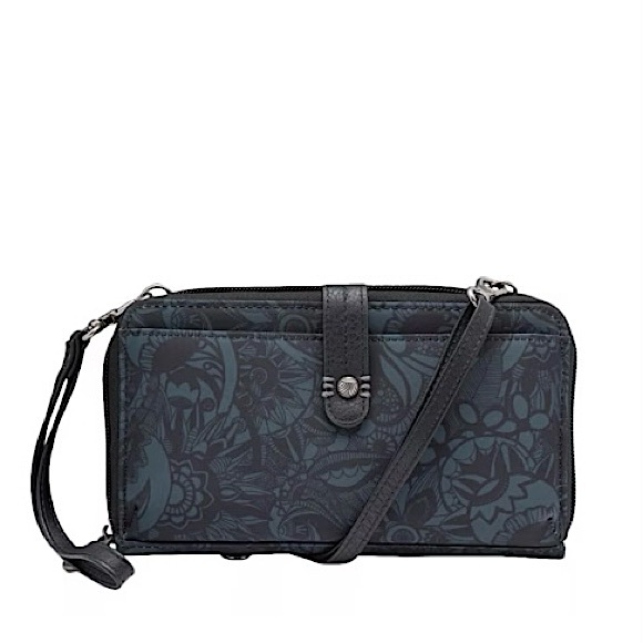 New Sakroots Wallet Smartphone Crossbody Wrislet Bag - Picture 1 of 9
